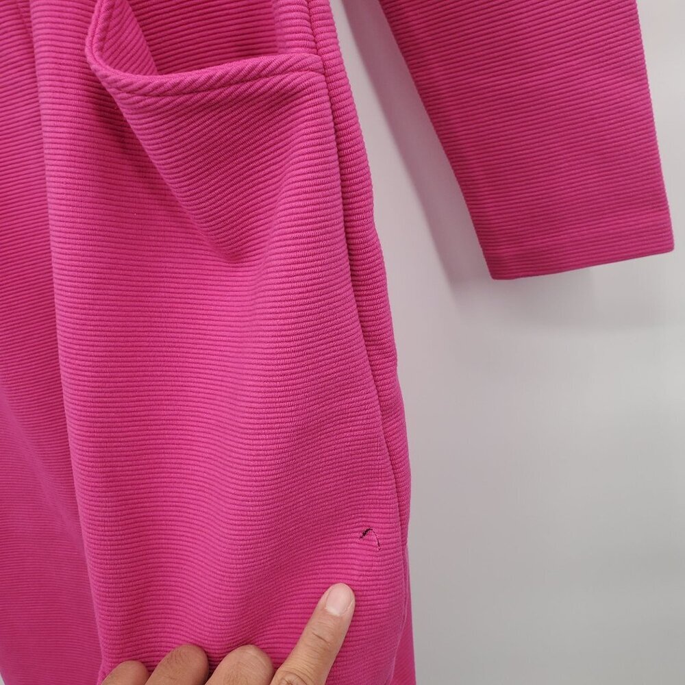 Boden Raspberry-Pink Long-Sleeve Midi Dress - Picture 7 of 16